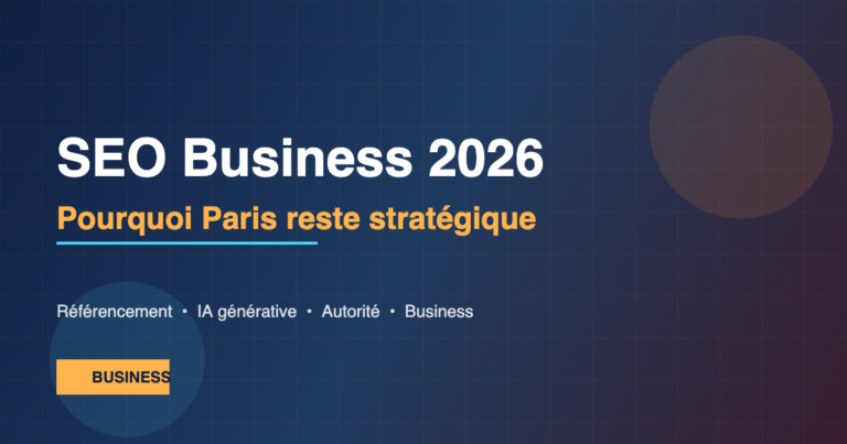 SEO Business Paris 2026 IA générative référencement